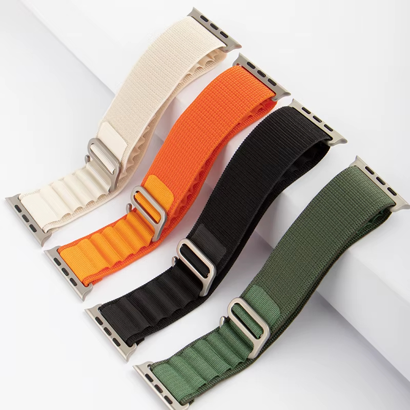 Pulseira Alpina Compatível com Apple Watch 38mm/40mm/41mm  Estilo Esportivo e Conforto Premium