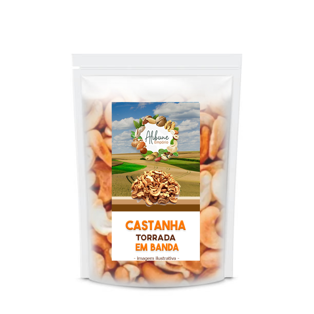 Castanha De Caju Banda Torrada SEM Sal 1 Kg – Empório Alibune