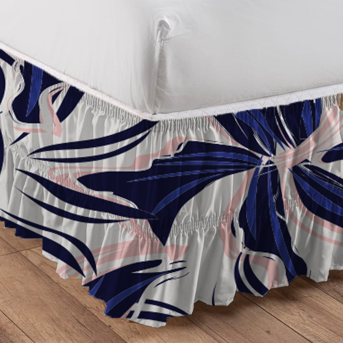 Saia Box Ajústavel Elásticada Estampada Cama Cas