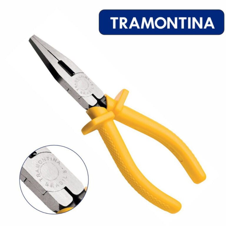 Alicate Tramontina Bico Fino Meia Cana 6 Isolado 1