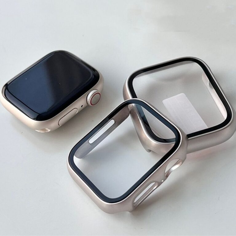 Capa case acrílico com vidro compativel apple wat