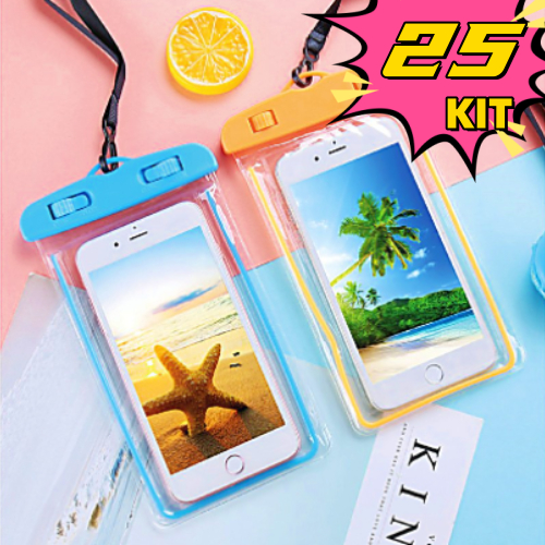25 Peças Capa Bolsa A Prova Dágua Impermeável U