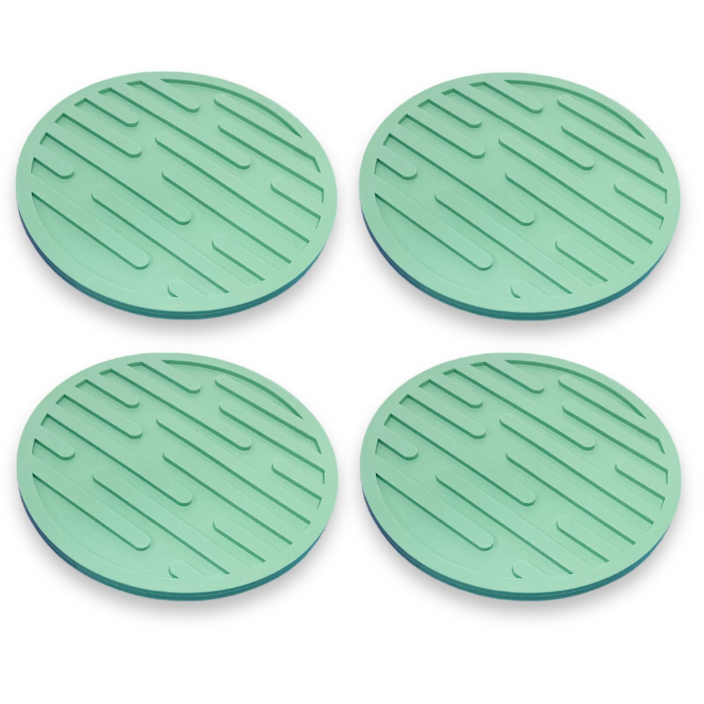 4 Unidades de Porta Copo Riscos Flexível Funcional Contra Manchas