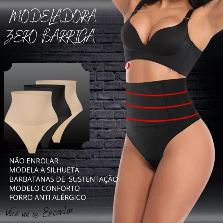 KIT 3 CALCINHA MODELADORA SEGURA BARRIGA .REDUZ ME