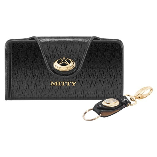Carteira Feminina Mitty Couro Legítimo  + Chaveir