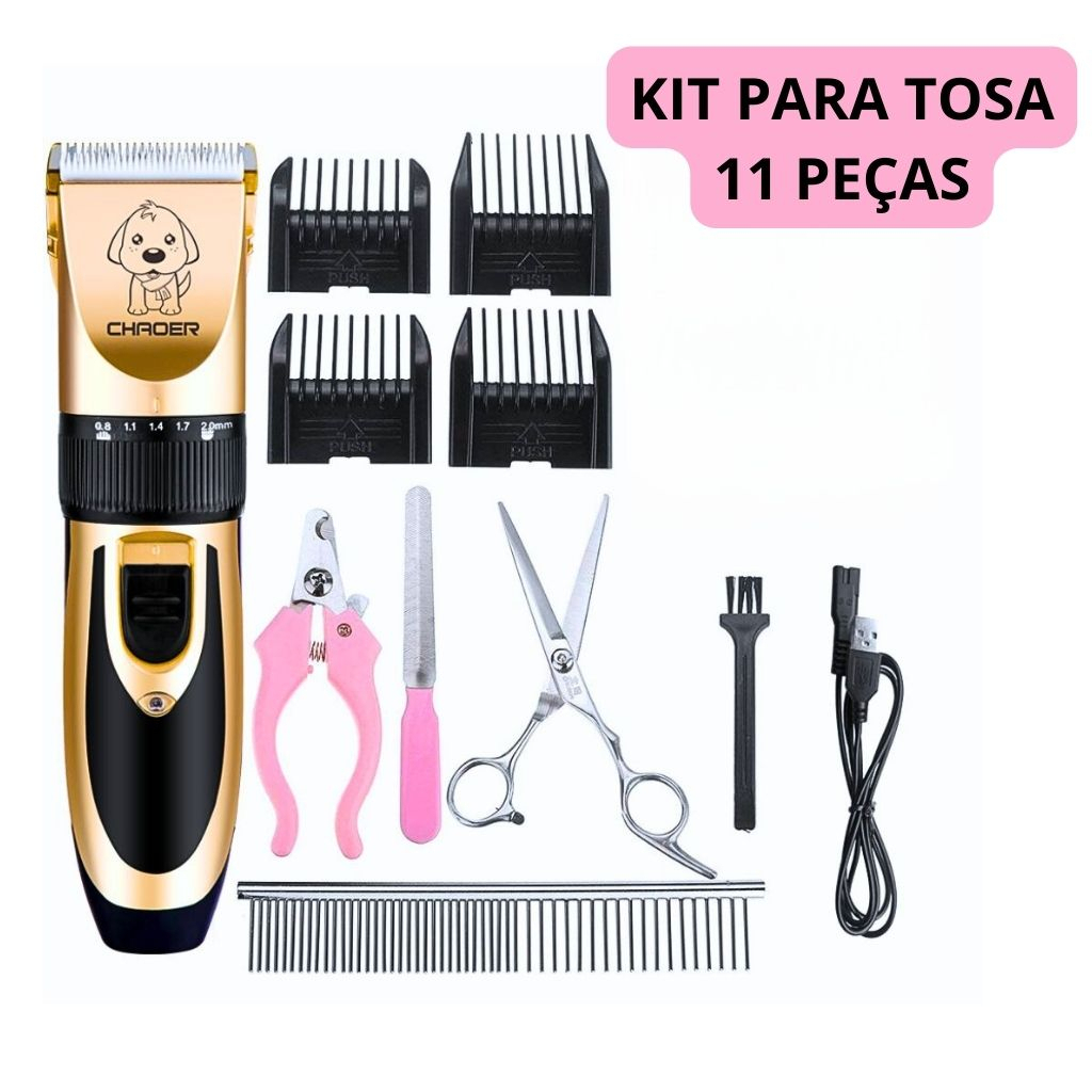 Maquina Para Tosar Cachorro Profissional Pet De Corte Cabelo Tosador de Caes Pet