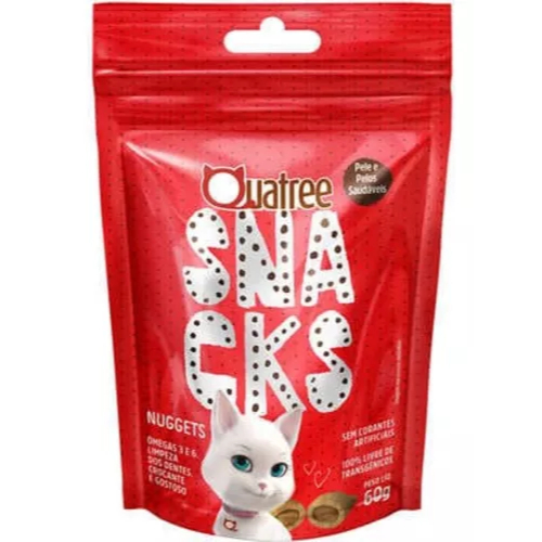 Snack Quatree Nuggets Pele E Pelos Saudáveis Para