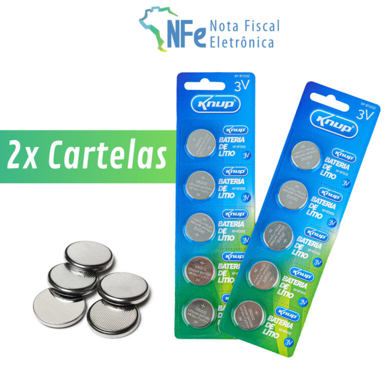 10 Unidades Bateria CR2032 3V – Balança Con