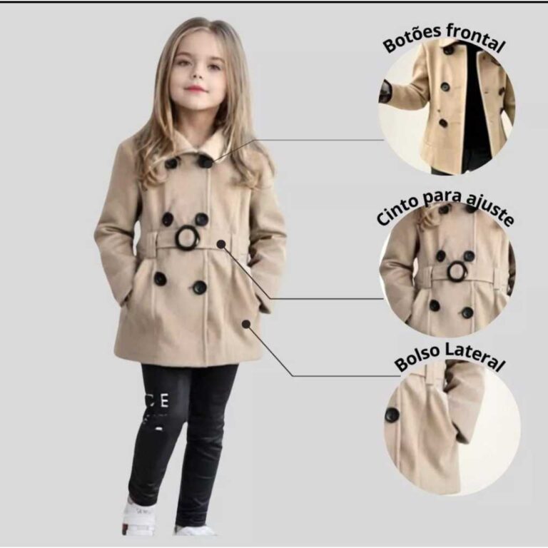 sobretudo/blusa/casaco infantil moletom tecido fla