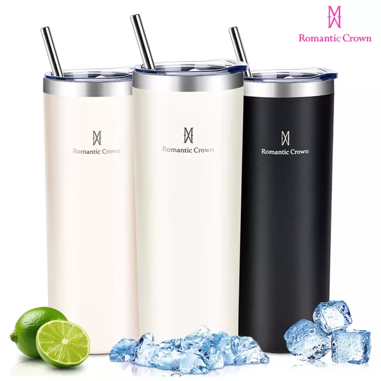ROMANTIC CROWN Copo Térmico Inox 600ml com Tampa 