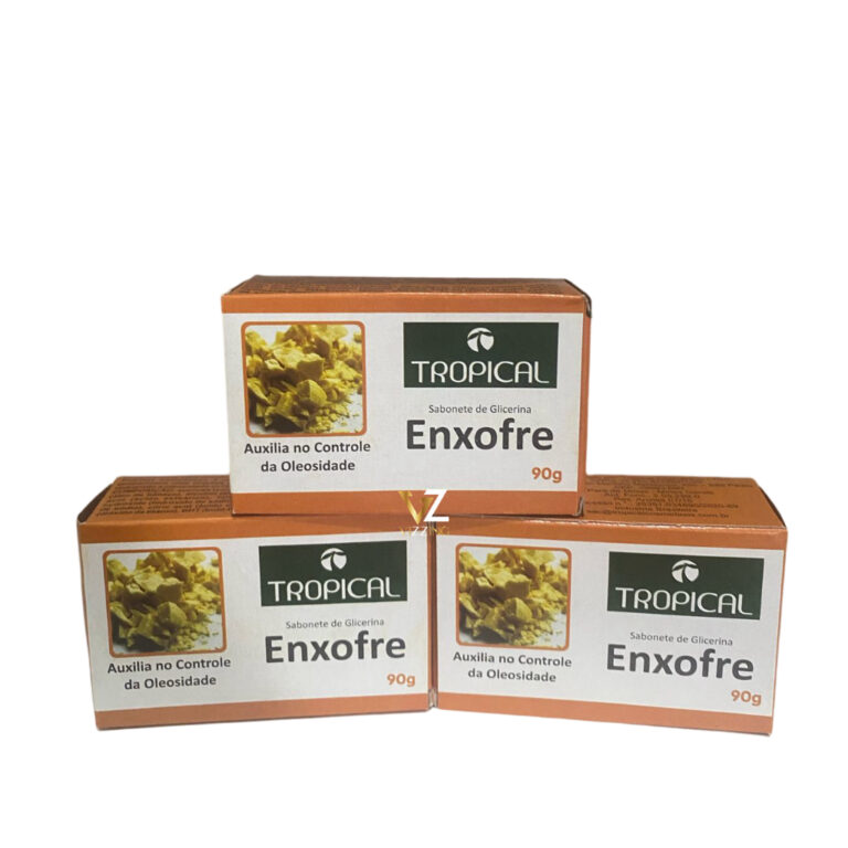 Kit Sabonete Enxofre em Barra Tropical 90g