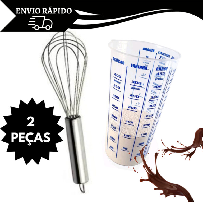 Copo Medidor Graduado Dosador De Medidas e 1 Bated