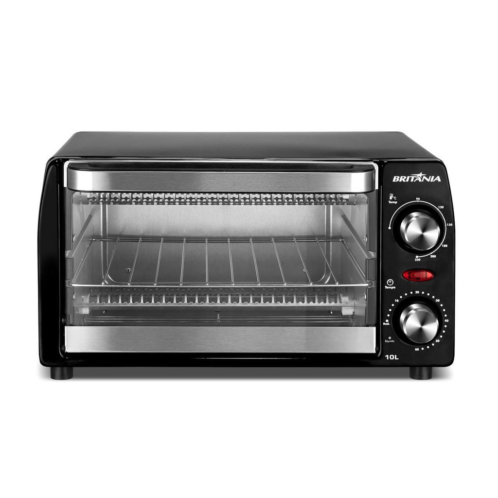 Forno Elétrico Britânia 10L Preto 2 Resistências 1050W BFE11