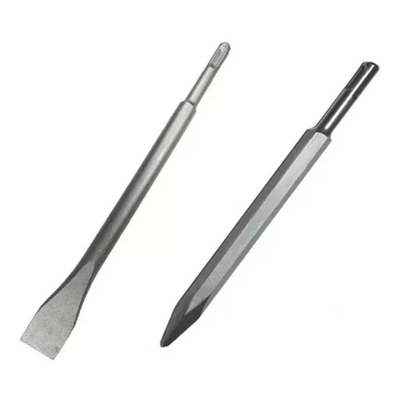 Kit Talhadeira Ponteira 2 Peças Sds Plus Martelete 250mm