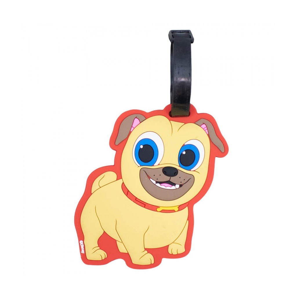 Etiqueta Para Bagagem Rolly Puppy Dog Pals Amarelo 13x8cm – Disney