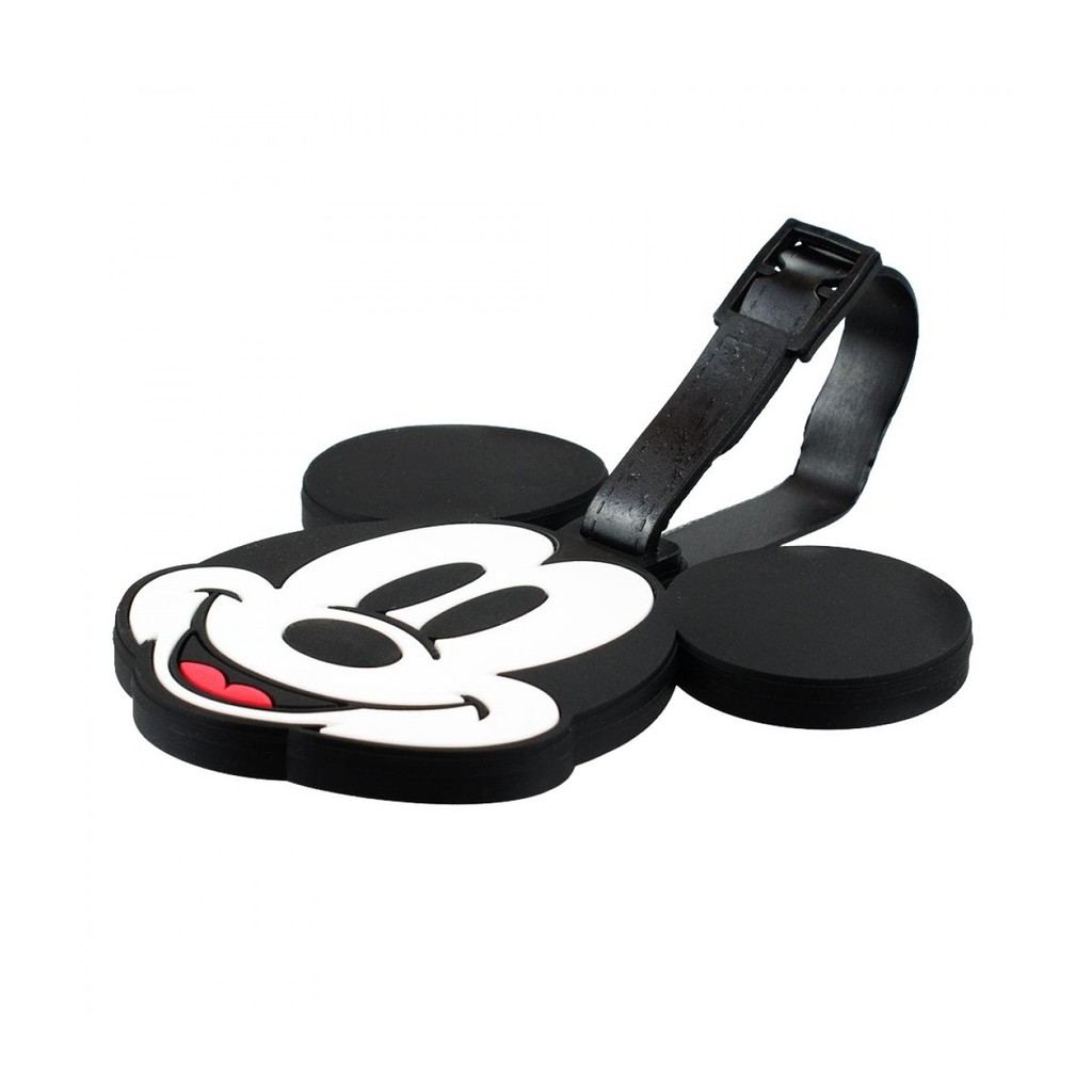 Etiqueta Identificação Bagagem Mala Rosto Mickey Disney