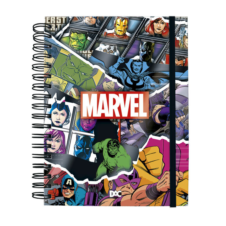 Caderno Smart Marvel Universitário C/Folhas Tira 