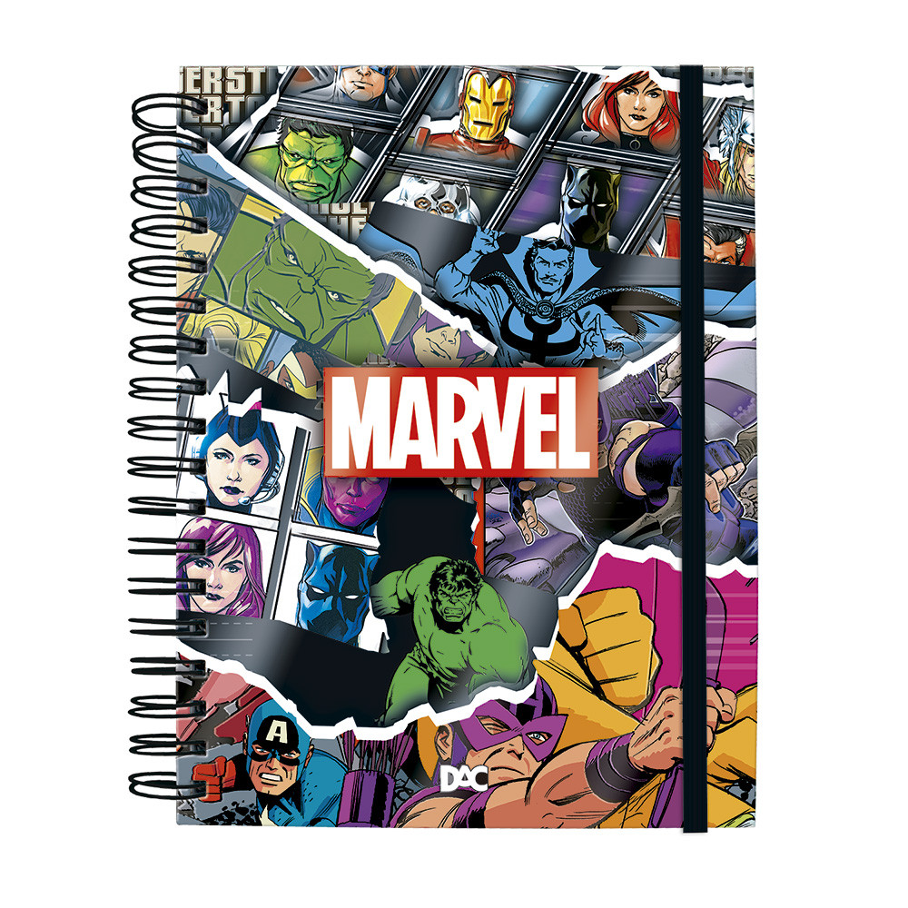 Caderno Smart Marvel Universitário C/Folhas Tira e Põe – Dac