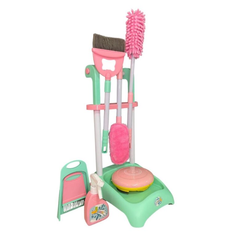 Kit Carrinho Limpeza Infantil c/ Robô Aspirador L