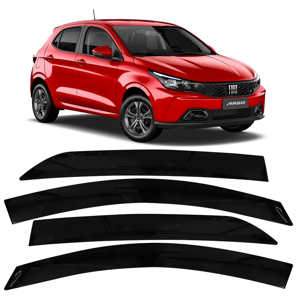 Calha De Chuva Argo 2017 Até 2023 E Pulse 2023 4 Portas Fumê