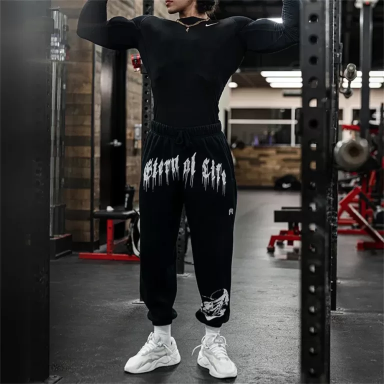 Calça Moletom Masculina  Streetwear Gym Life Acad