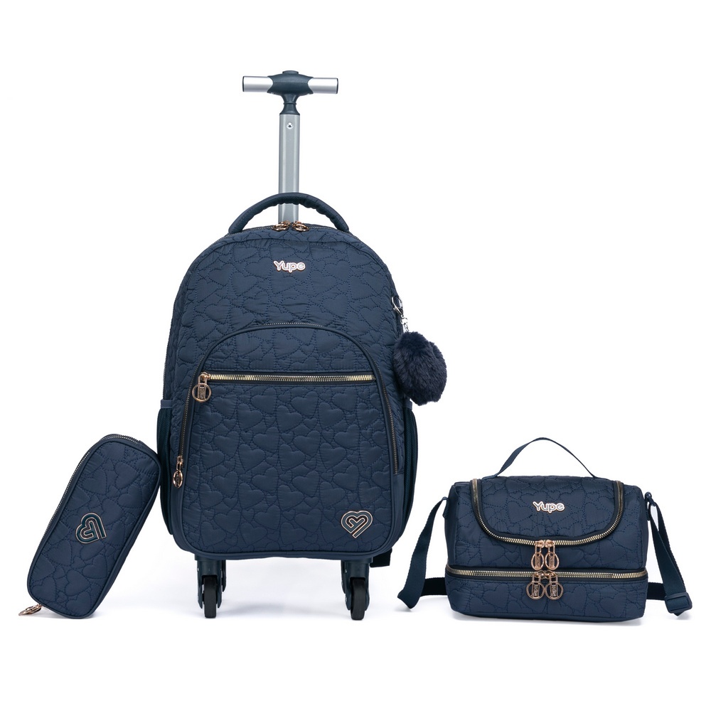 Mochila Madami Bolsa Reforçada Lancheira Termica Estojo Espaçosa