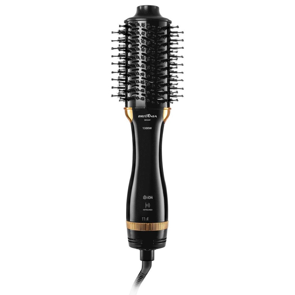 Escova Secadora Britânia Nanocerâmica 1300W Infrared BES24P