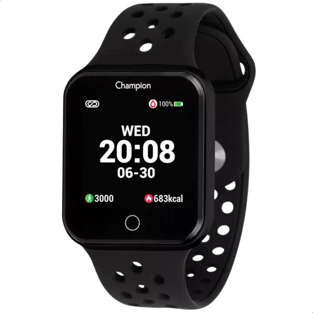 Relógio Smartwatch Champion Smart Inteligente Barato Digital Aniversário Tendência Estilo CH50006P