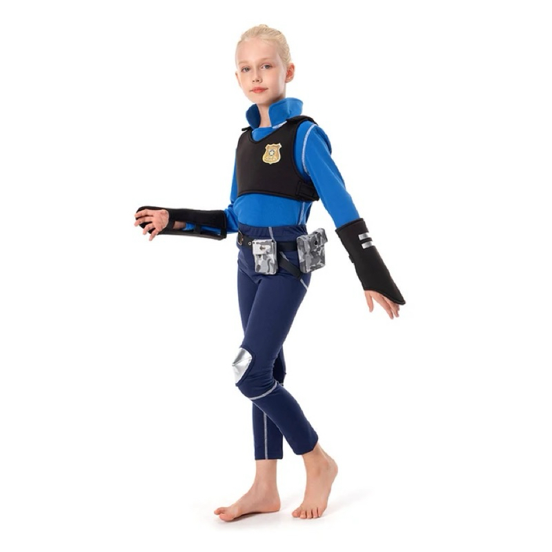 Fantasia policial feminina cosplay