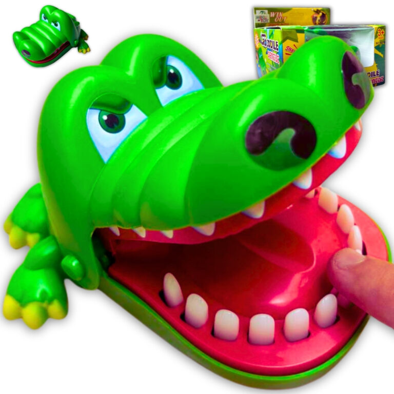 Brinquedo Infantil Jacaré Morde Dedo Crocodilo Co