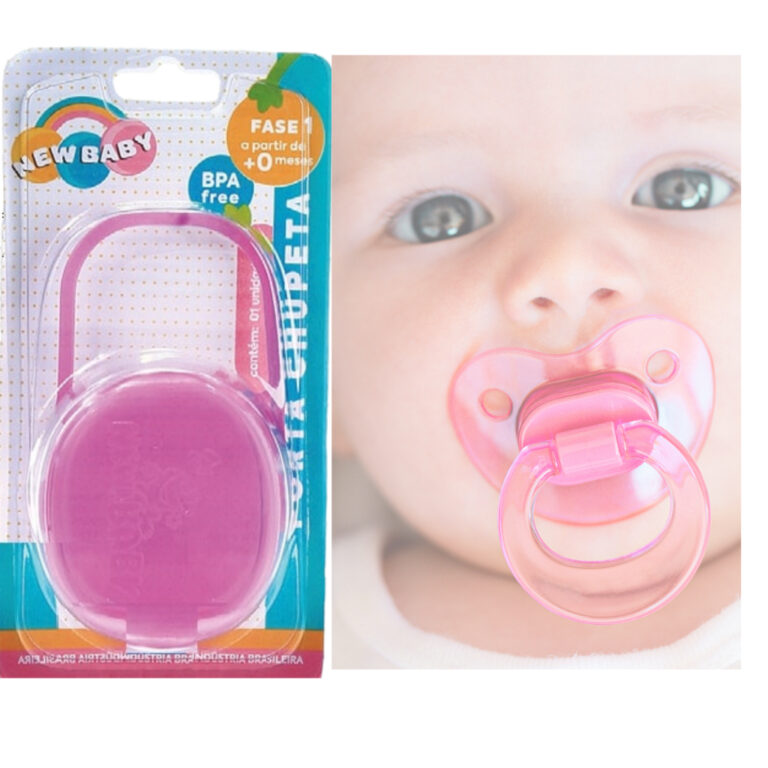 Porta Chupeta com Alça Bebê Infantil Protetor Gu