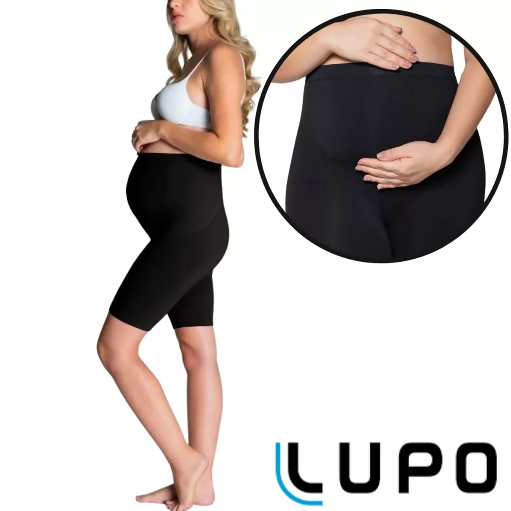 Bermuda Gestante Feminina Loba Lupo Confortável Microfibra