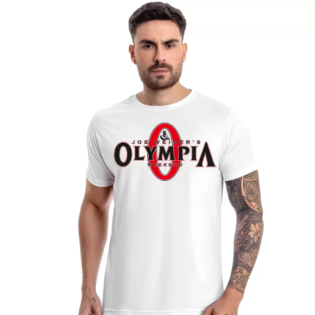 Camiseta Fitness – Mr Olympia – Academia, Treino, Musculação