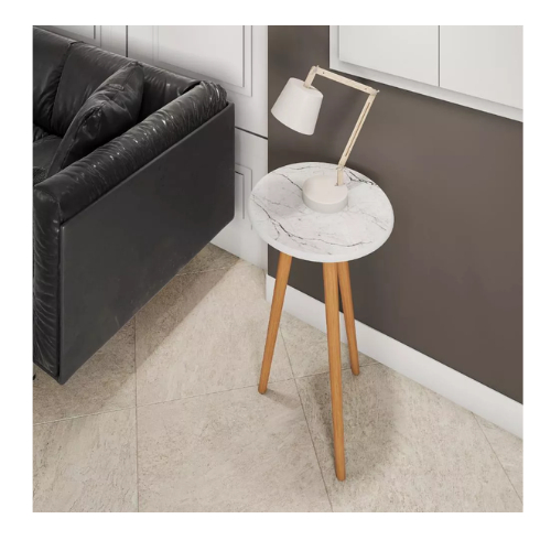 Mesa Apoio Sofá Cama Lateral Canto Retro Pé Pali