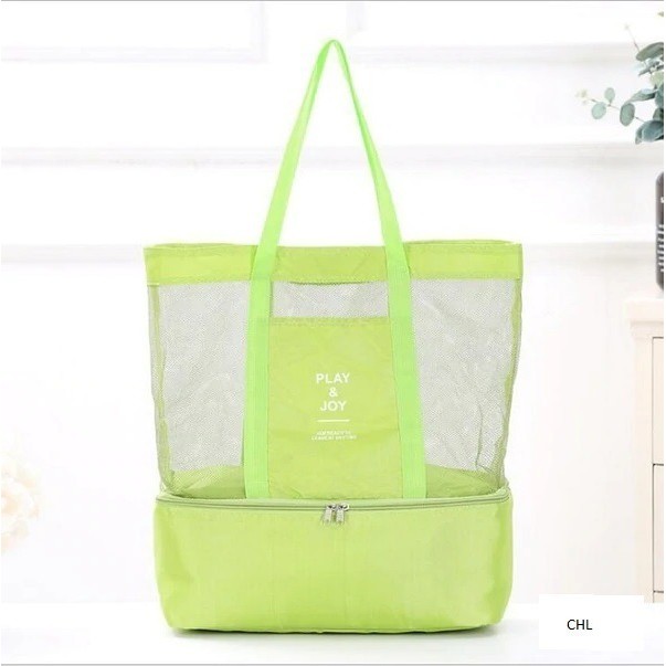 Bolsa De Praia Area Termica Piquenique Lanches Alc