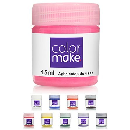 Kit Tinta Líquida 15ml Colormake (Todas as cores 