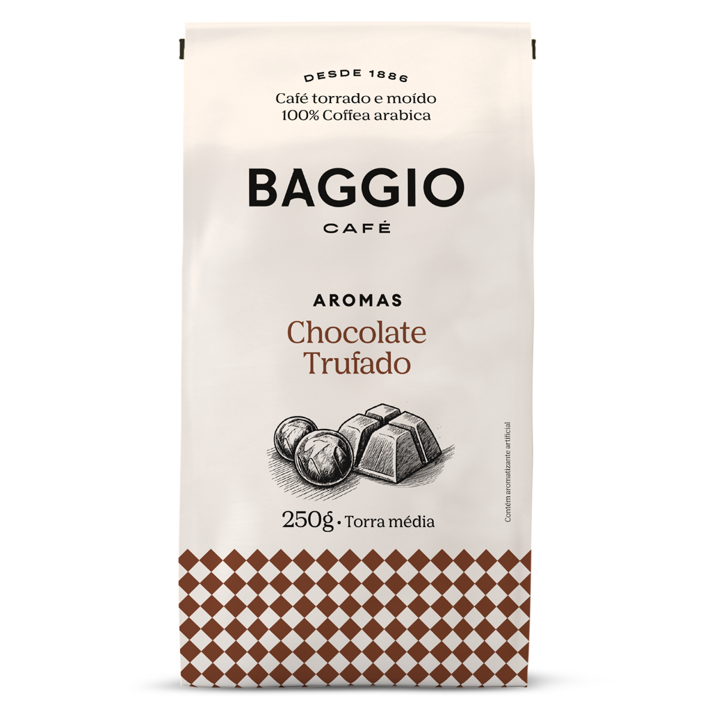 Baggio Café Café Torrado E Moído Aroma De Chocolate Trufado 250G