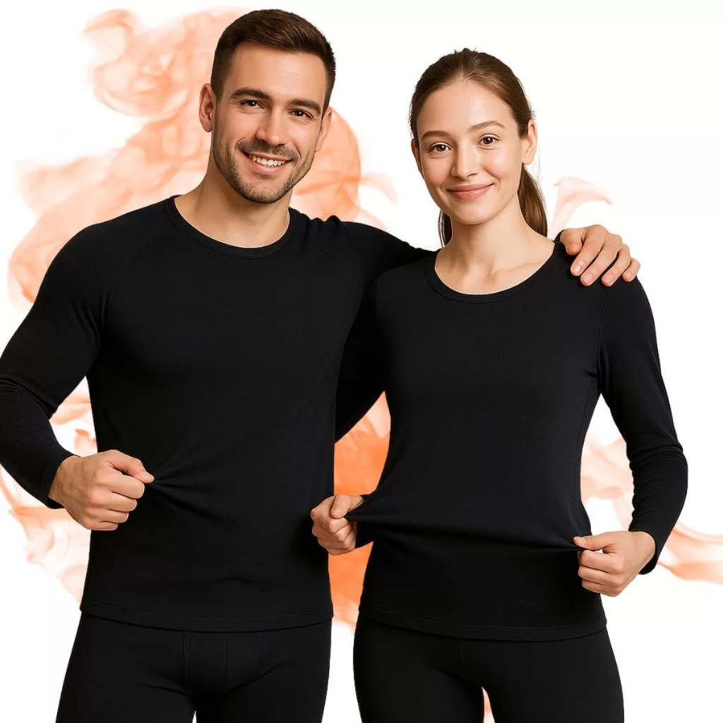 Conjunto térmico Flanelado Para Inverno Com Elastano Segunda Pele Tamanho Único P ao GG