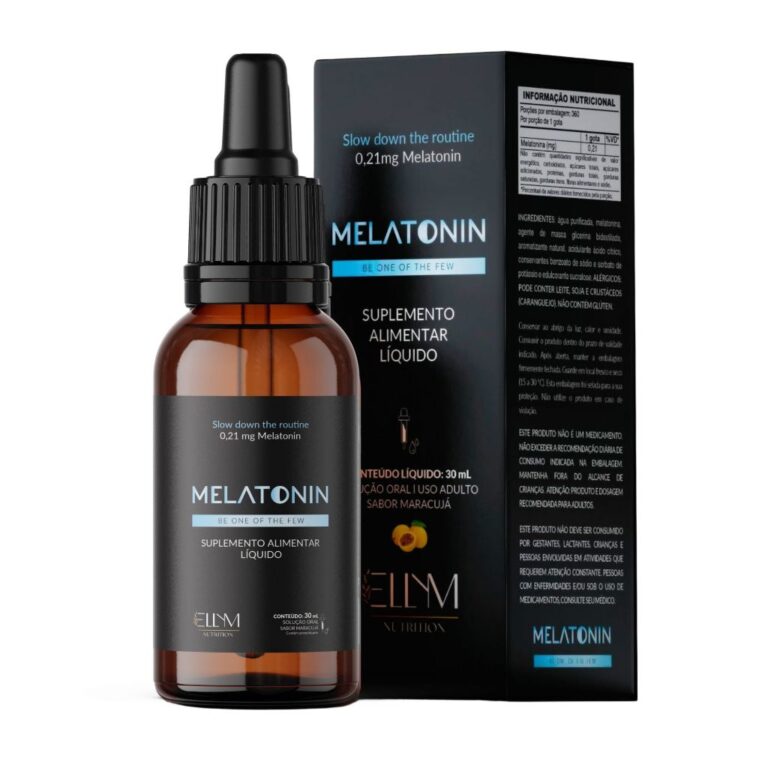 Melatonina em Gotas Sublingual 0,21mg ELLYM NUTRIT