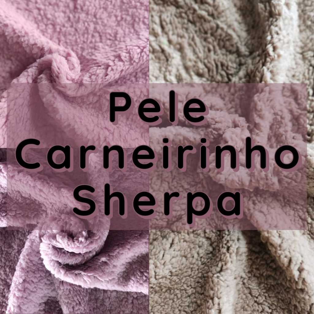 2 METROS TECIDO PELE CARNEIRINHO SHERPA OU CARAPINHA (2M X 1,60M)