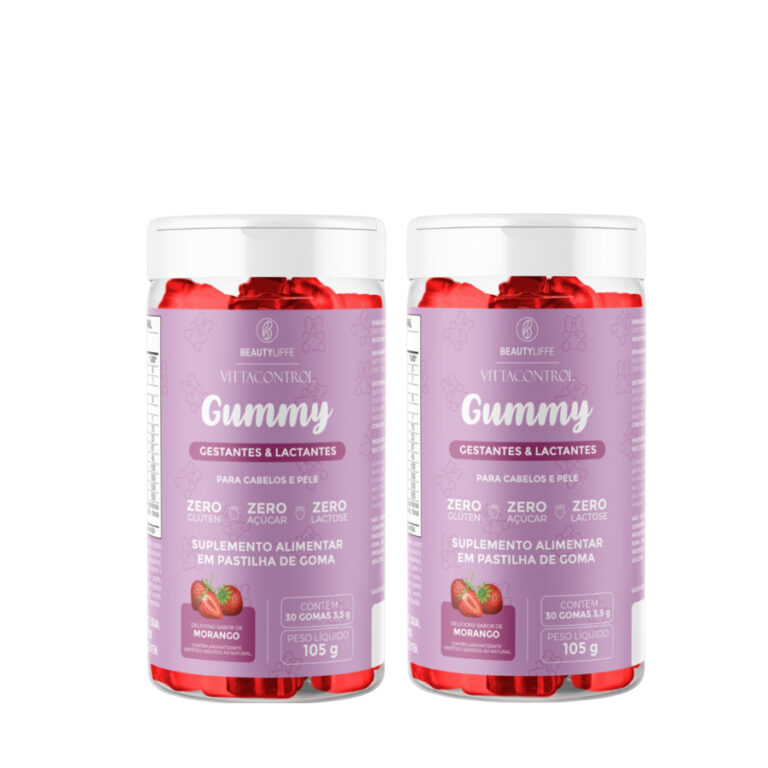 KIT 2 Vittacontrol Gummy Gestantes e Lactantes com