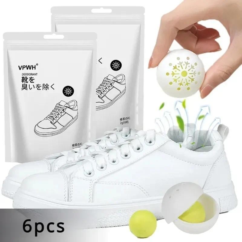 6PCS Bolas Desodorizantes | Cuidado para os Pés E Roupeiro | Frescor Duradouro | Fragrância Bluebell