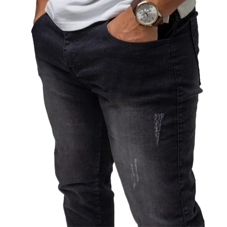 Calça Masculina Jeans Lycra Elastano Casual Elast