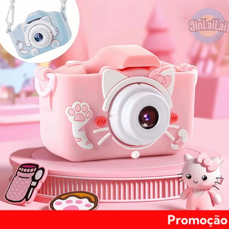 Câmera digital fotográfica infantil criança lan