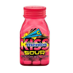 Pastilha Mentos Kiss Sour Com 55 Unidades De 38,5g