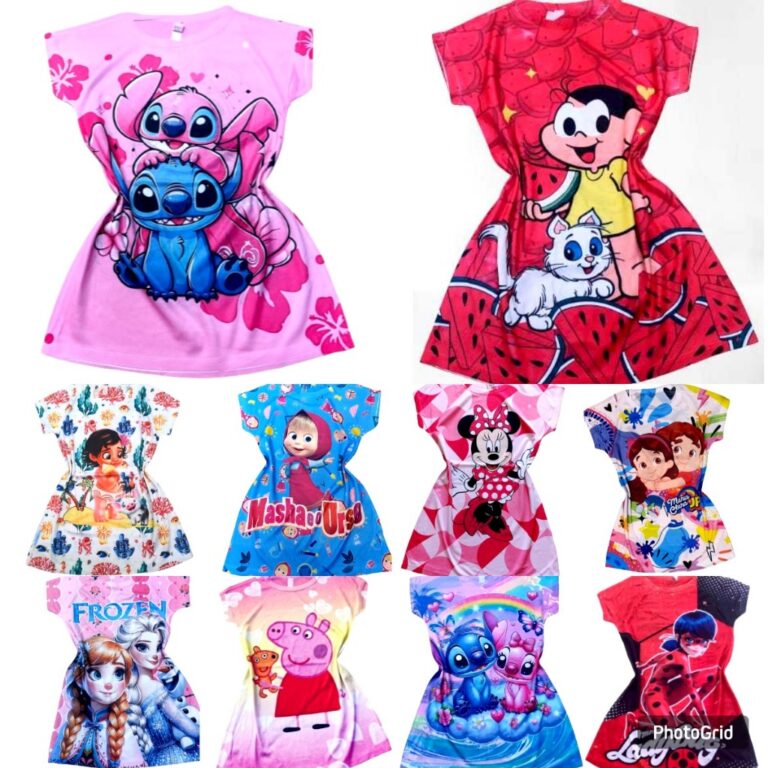 Vestido de Menina Infantil – ENVIO IMEDIATO