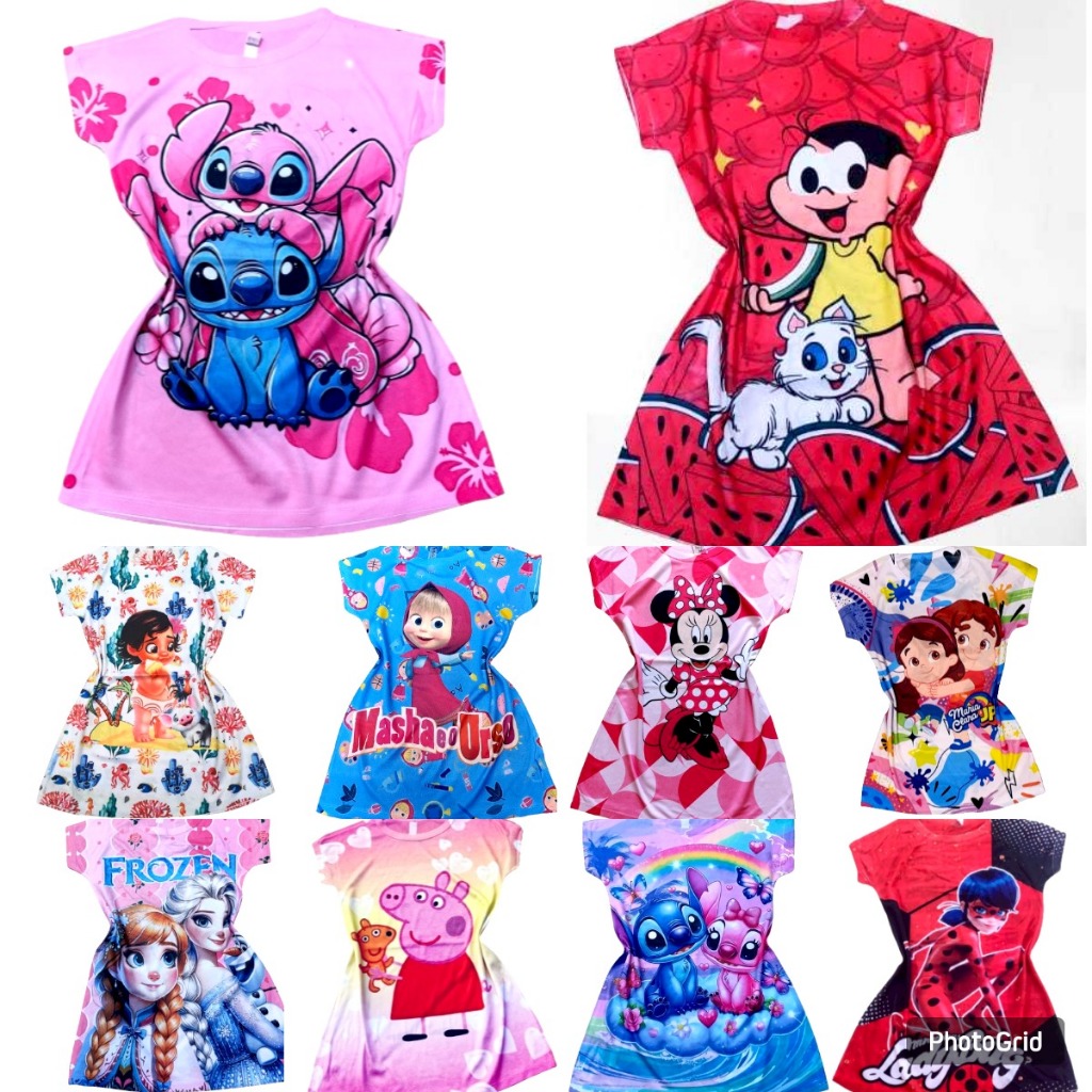 Vestido de Menina Infantil – ENVIO IMEDIATO