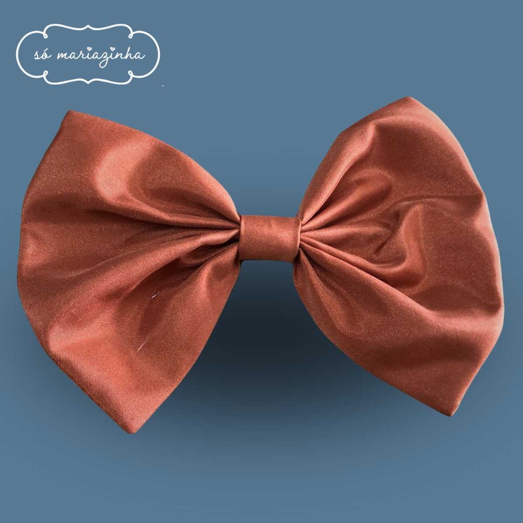 kit Laço Decorativo de Cabelo Com 3 unidades: Terracota REF4200
