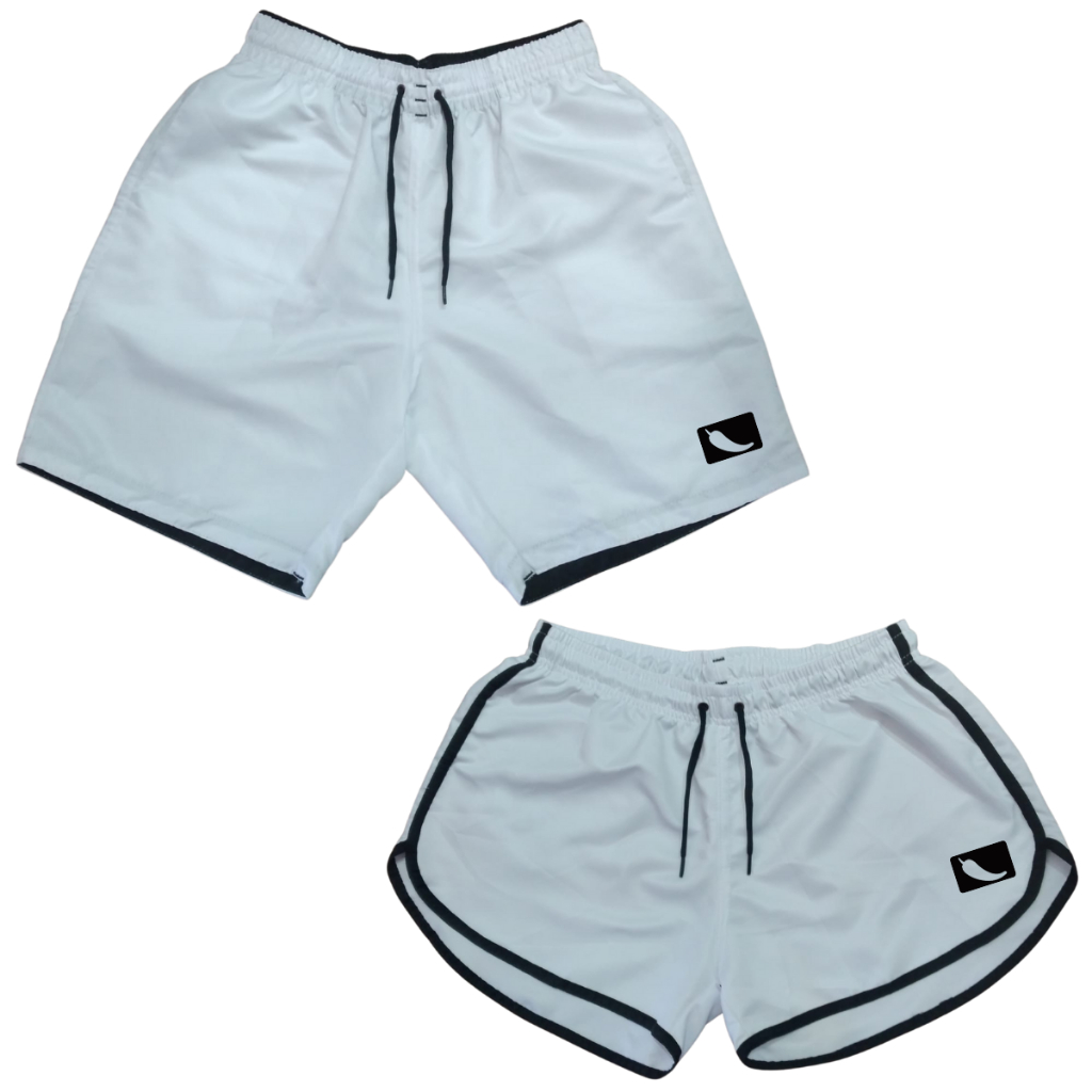 Conjunto Shorts Casais Kit Mozão Namorados Bermudas Iguais