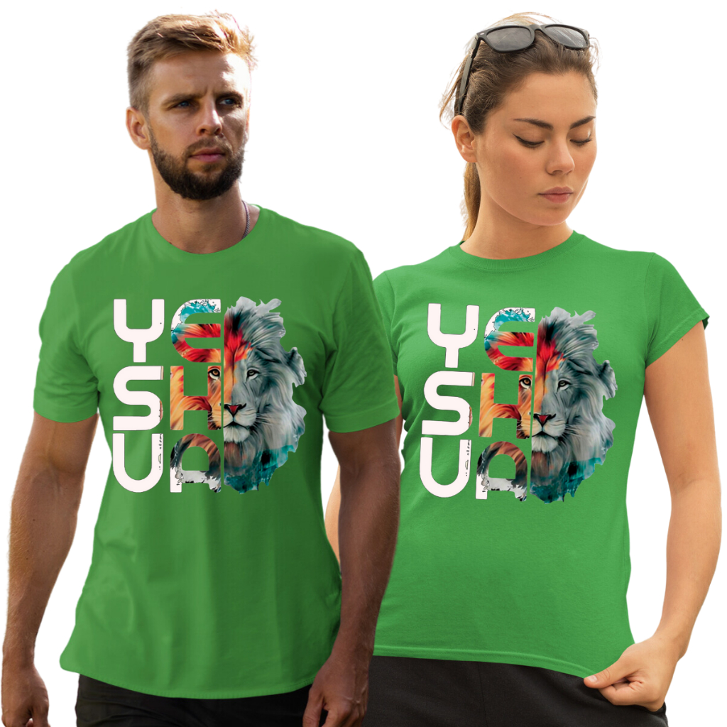 Conjunto Camisas Mozão Camiseta Casal leão de juda Evangelica C119 Lançamento lançamento